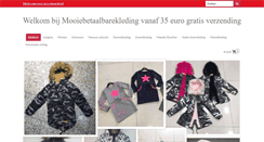 Desktop Screenshot of mooiebetaalbarekleding.nl